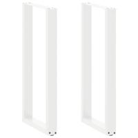 Bartafelpoten 2 st U-vormig 50x(100-101) cm staal wit - thumbnail