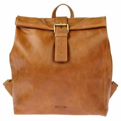 Rugzak Lunchtas Vintage Rundleder (32 x 29 x 12 cm)