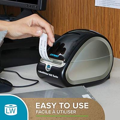 Dymo etiketten LabelWriter ft 51 x 89 mm, wit, 300 etiketten - thumbnail