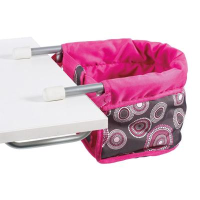 Poppen Tafelstoeltje - Hot Pink Pearls