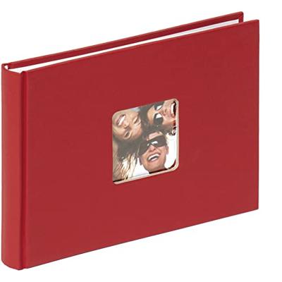 walther+ design FA-207-R Fotoalbum (b x h) 22 cm x 16 cm Rood 40 bladzijden
