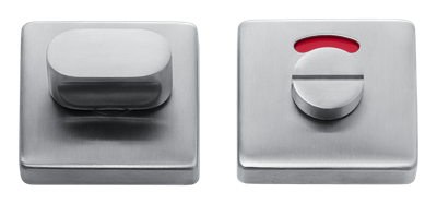 Vrij-Bezet rozet rvs vierkant