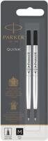 Parker Quink vulling voor roller zwart, blister met 2 stuks - thumbnail