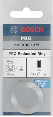 Reduceerring voor PER cirkelzaagblad, 30 x 1 x 20 mm Bosch Accessories 2600100379