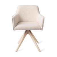 Jesper Home Hofu eetkamerstoel Enoki revolve oak bleach - thumbnail