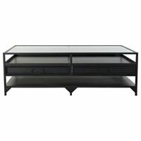 Hoofdtafel DKD Home Decor Metaal Kristal (120 x 60 x 40 cm) - thumbnail