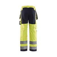 Blåkläder Multinorm werkbroek Inherent met stretch 15871512 | High Vis Geel/Marineblauw | Maat 60 - 7330509662502 - thumbnail