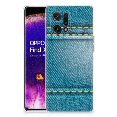 OPPO Find X5 | Sillicone Back Cover | Jeans