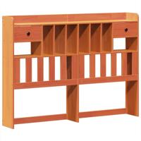 Bedframe zonder matras massief grenenhout wasbruin 150x200 cm - thumbnail