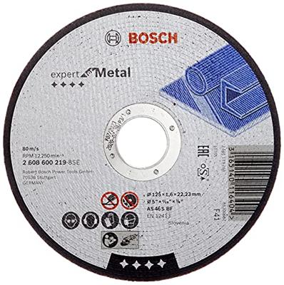 Bosch Accessories AS 46 S BF 2608600219 Doorslijpschijf recht 125 mm 1 stuk(s) Metaal Bosch Accessories AS 46 S BF 2608600219 Doorslijpschijf recht 125 mm 1 stuk(s) Metaal