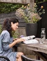 Elegante lage vaas - CAPI EUROPE - Glad NL - 26 x 36 cm - Beige - thumbnail