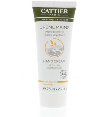 Cattier Handcreme witte klei 75 Milliliter Cattier Handcreme witte klei 75 Milliliter