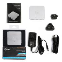 i-tec USB 3.0 7-Port HUB Metaal, Oplaadhub met 7 USB-Poorten en Stroomadapter - thumbnail