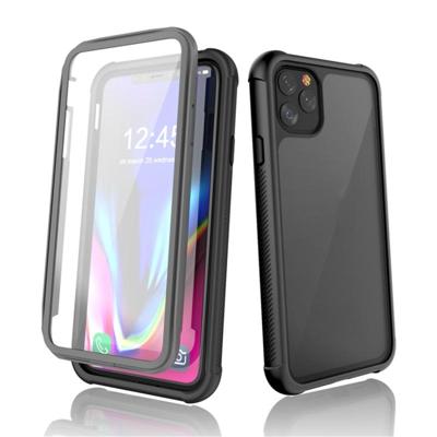 Voor iPhone 11 Pro Max RedPepper schokbestendige krasbestendige stofbestendige PC + TPU beschermhoes (zwart)