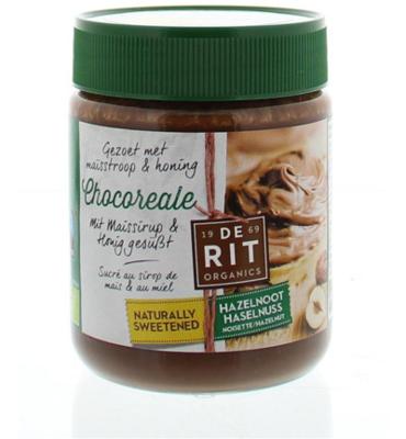 De Rit Chocoreale hazelnootpasta natural sweetener bio 270 Gram