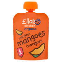 Ella's Kitchen Ella's Kitchen Mango Knijpzakje 4+ Maanden Bio (70g) - thumbnail
