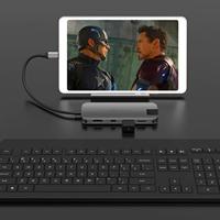 Hyper HD247B-gray Hyperdrive Slim 8-in-1 hub voor MacBook en USB-C apparaten, grijs - thumbnail