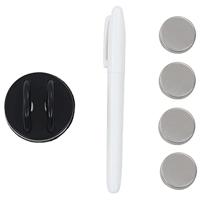 VidaXL Schoolbord voor aan de wand magnetisch 60x20 cm glas - thumbnail