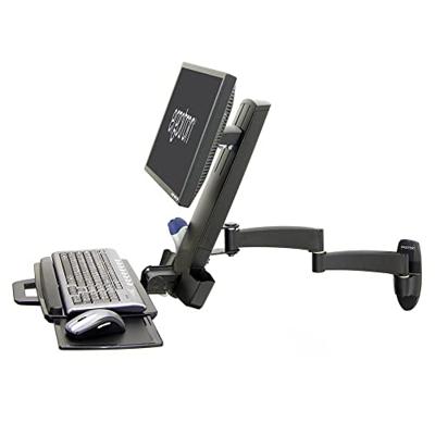 Ergotron Combo Arm Serie 200 Monitor-wandbeugel Aantal monteerbare displays: 1 Display(s) 25,4 cm (10) - 61 cm (24) Zwart Toetsenbordhouder, Kantelbaar, Ergotron Combo Arm Serie 200 Monitor-wandbeugel Aantal monteerbare displays: 1 Display(s) 25,4 cm (10) - 61 cm (24) Zwart Toetsenbordhouder, Kantelbaar,