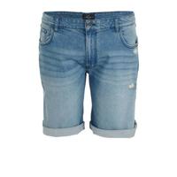 URBN SAINT regular fit jeans short soft blue - thumbnail