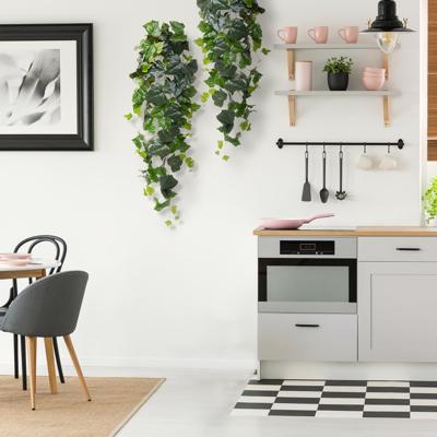 Hedera kunst hangplant 125cm - groen - FR - brand vertragend