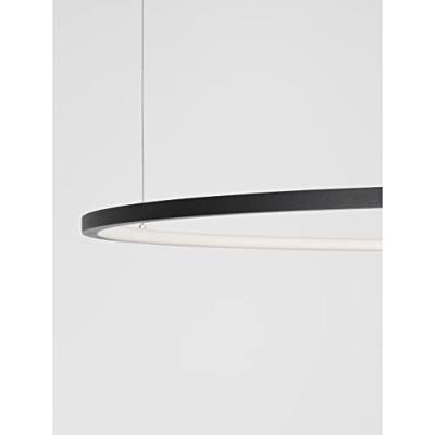 Lyora Ronde hanglampTarquin zwart Ø 100cm - 9345609