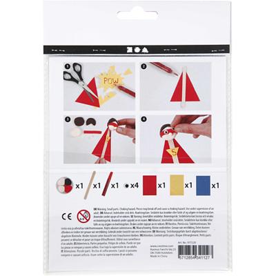 Creativ Company Mini creatieve set, ijsstokjes figuur, 1 doos