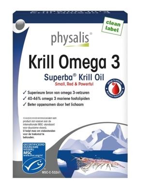 Physalis Krill Omega 3 60Capsules