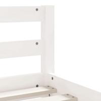 Kinderbedframe met lades 90x200 cm massief grenenhout wit - thumbnail