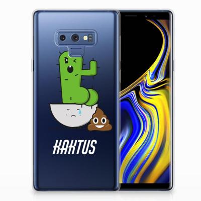 Samsung Galaxy Note 9 Telefoonhoesje met Naam Cactus Poo