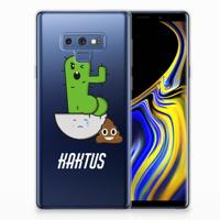 Samsung Galaxy Note 9 Telefoonhoesje met Naam Cactus Poo - thumbnail