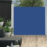 VidaXL Tuinscherm uittrekbaar 100x300 cm blauw - thumbnail