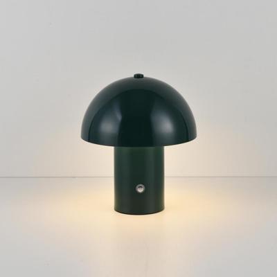 LED Tafellamp Civaro verde - 2W - Groen - Mushroomlamp - Paddenstoel - IP20 voor binnen - Oplaadbaar - Met 1m USB-C - Met geïntegreerde dimmer