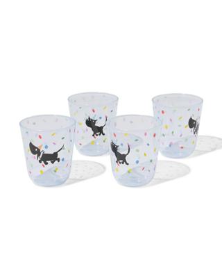 HEMA Takkie en Siepie herbruikbare bekers confetti - 4 stuks