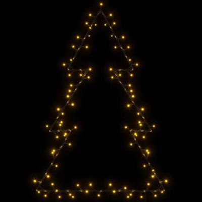 VidaXL Kerstverlichting kerstboom silhouet 115 leds warm wit