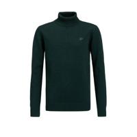 WE Fashion coltrui donkergroen - thumbnail