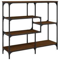 Wandtafel 103x32x95 cm bewerkt hout bruin eikenkleur - thumbnail