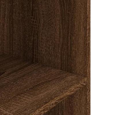 Aquariumstandaard 120x40x60 cm bewerkt hout bruineikenkleurig - thumbnail