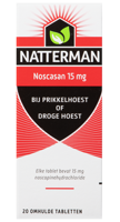 Natterman Noscasan 15 mg bij prikkelhoest of droge hoest Tabletten - thumbnail