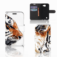 Hoesje LG K4 Watercolor Tiger - thumbnail