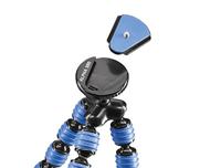 Cullmann Alpha 380 veelzijdige flexibele ministatief, blauw, draagvermogen max. 1,5 kg - thumbnail