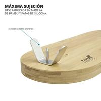 Opvouwbare Hamstandaard Bamboe (48 x 18,5 cm) - thumbnail