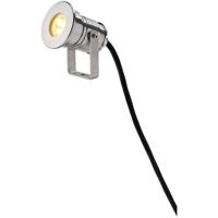 SLV grondspiesarmatuur DASAR PROJECTOR/buitenlamp voor die verlichting van tuin, terras, planten, wegen, vijver, led buitenarmatuur, buitenspot / IP68 3000K 360 lm rvs 40 graden - thumbnail