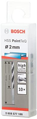 Bosch Accessoires 10X Metaalboor HSS Pointeq 2mm - 2608577188