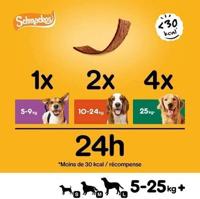 Pedigree Snacks Schmacko'S Met Kip (20 Stuks) 144G - thumbnail