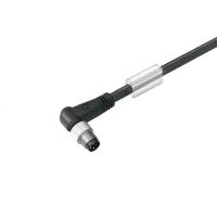 Weidmüller 1857560500 Sensor/actuator connector, geassembleerd M8 Aantal polen (sensoren): 4 Stekker, haaks 5.00 m 1 stuk(s)