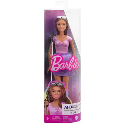 Barbie Pop Fashionista Met Paarse Jurk