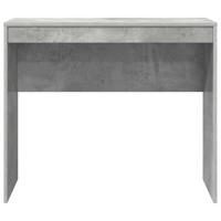 Bureau Beton Grijs 90x40x76 cm Houtcomposiet - thumbnail
