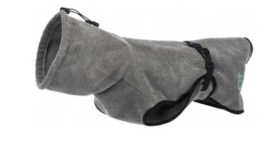 Badjas voor hond Trixie Grijs S