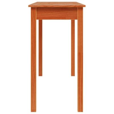 Wandkast 110x40x75 cm massief grenenhout wasbruin